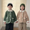 Bertie Button Up Sherpa Teddy Coat (Forest Green)